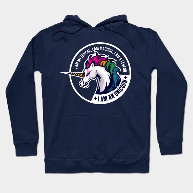 i am an unicorn Hoodie by redwane